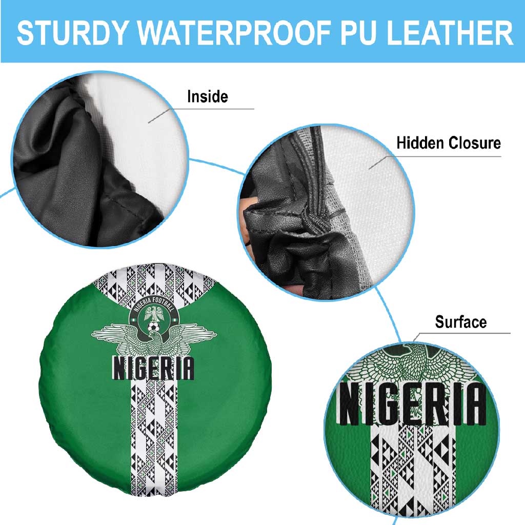 Nigeria National Football Spare Tire Cover Inspired Retro Style - African Pride