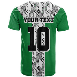 Custom Nigeria National Football T shirt Inspired Retro Style - African Pride
