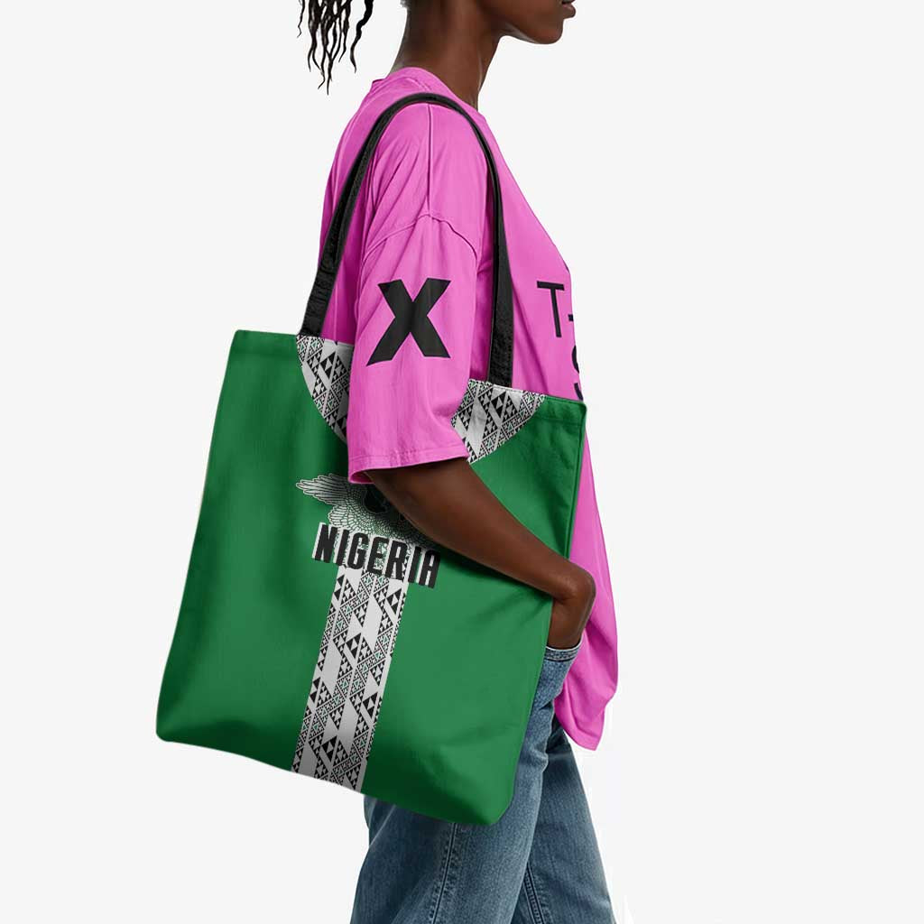 Nigeria National Football Tote Bag Inspired Retro Style - African Pride