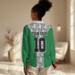 Custom Nigeria National Football Women Casual Shirt Inspired Retro Style - African Pride