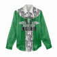 Custom Nigeria National Football Women Casual Shirt Inspired Retro Style - African Pride