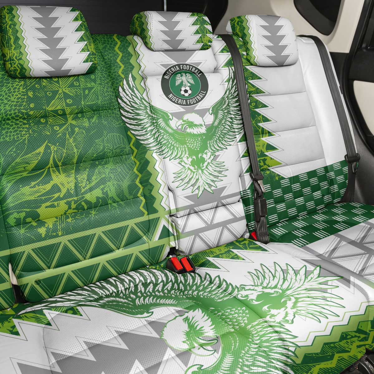 Nigeria National Football Back Car Seat Cover Naija Super Eagles - African Pride