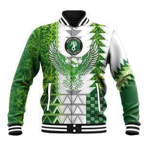 Custom Nigeria National Football Baseball Jacket Naija Super Eagles - African Pride
