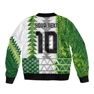 Custom Nigeria National Football Bomber Jacket Naija Super Eagles - African Pride