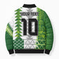 Custom Nigeria National Football Bomber Puffer Jacket Naija Super Eagles - African Pride