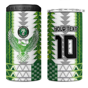 Custom Nigeria National Football 4 in 1 Can Cooler Tumbler Naija Super Eagles - African Pride