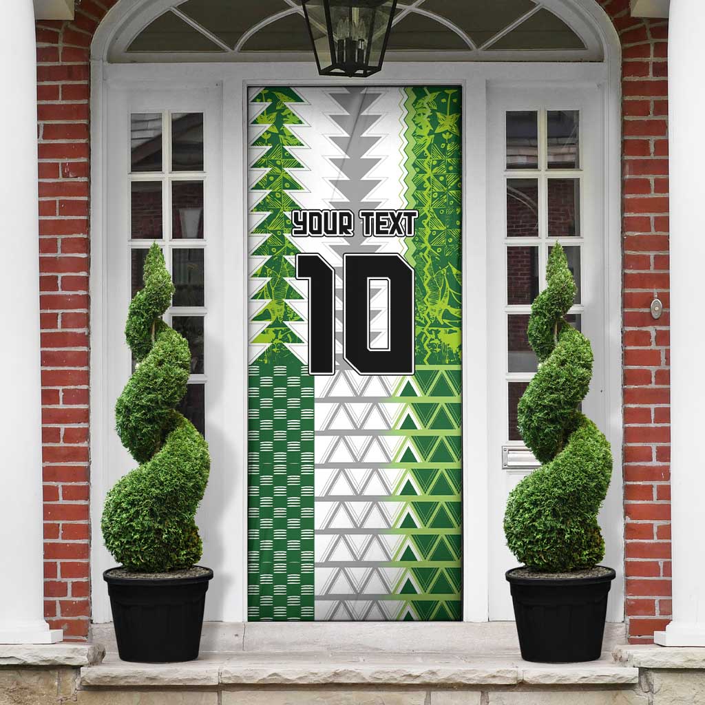 Custom Nigeria National Football Door Cover Naija Super Eagles - African Pride