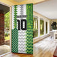 Custom Nigeria National Football Door Cover Naija Super Eagles - African Pride