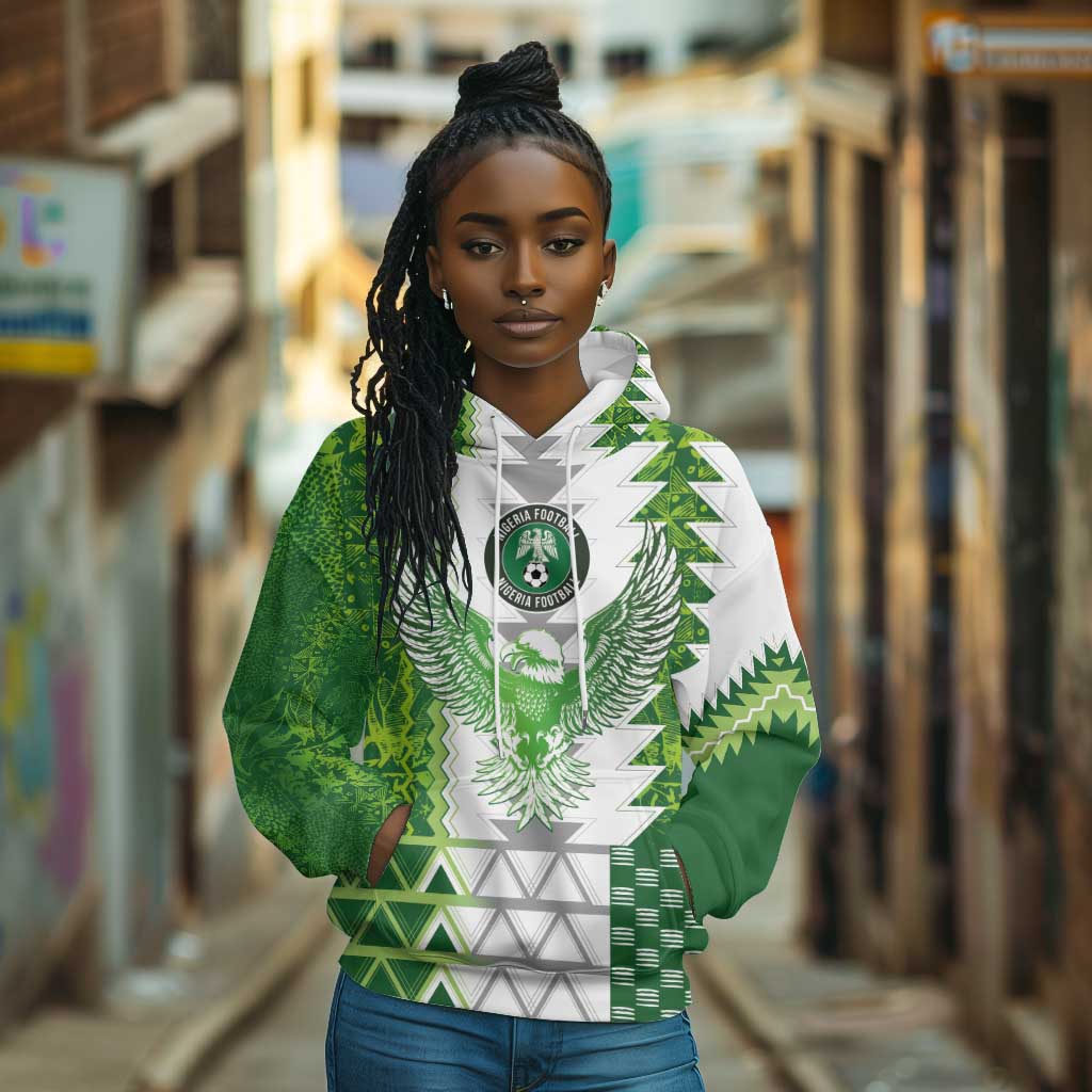 Custom Nigeria National Football Hoodie Naija Super Eagles - African Pride