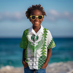 Custom Nigeria National Football Kid Hawaiian Shirt Naija Super Eagles - African Pride
