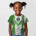 Custom Nigeria National Football Kid T shirt Naija Super Eagles - African Pride