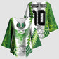 Custom Nigeria National Football Kimono Sleeve Blouse Naija Super Eagles - African Pride