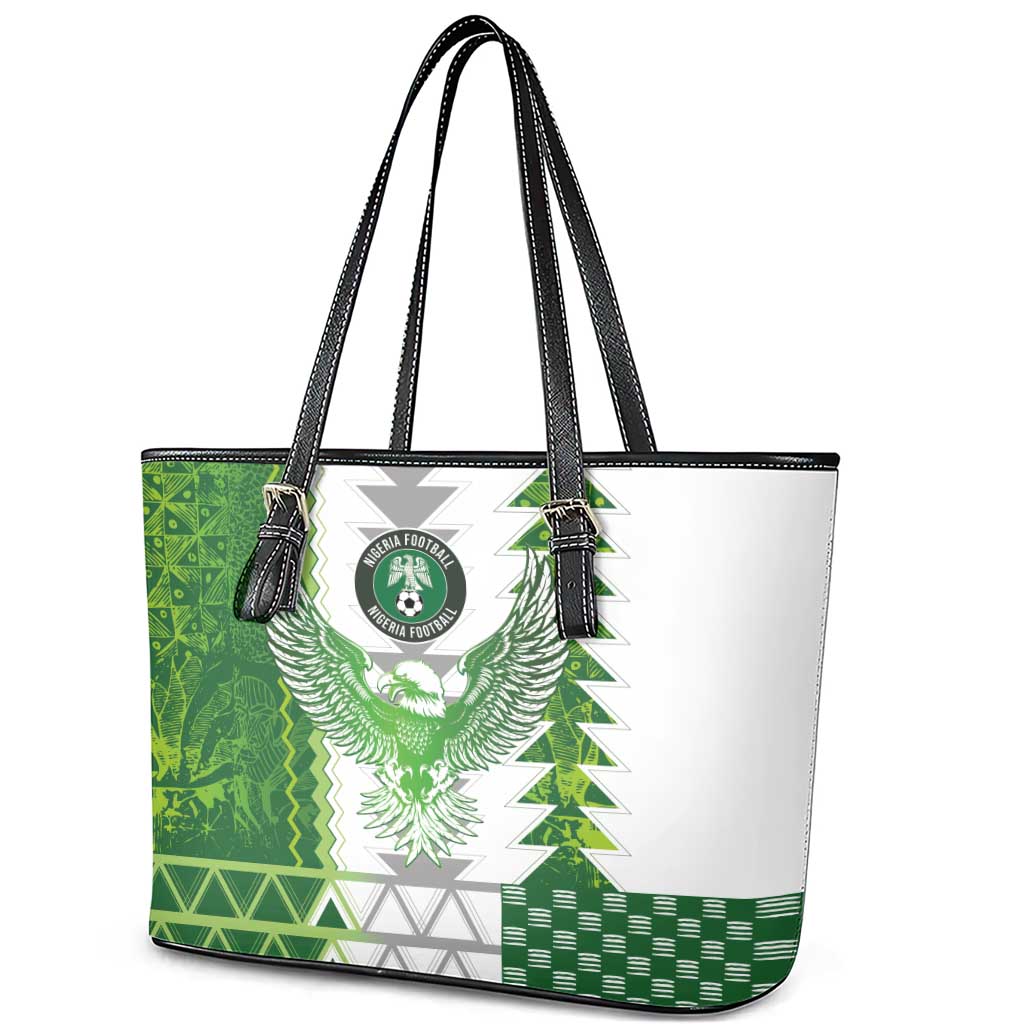 Nigeria National Football Leather Tote Bag Naija Super Eagles - African Pride