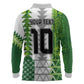 Custom Nigeria National Football Long Sleeve Polo Shirt Naija Super Eagles - African Pride