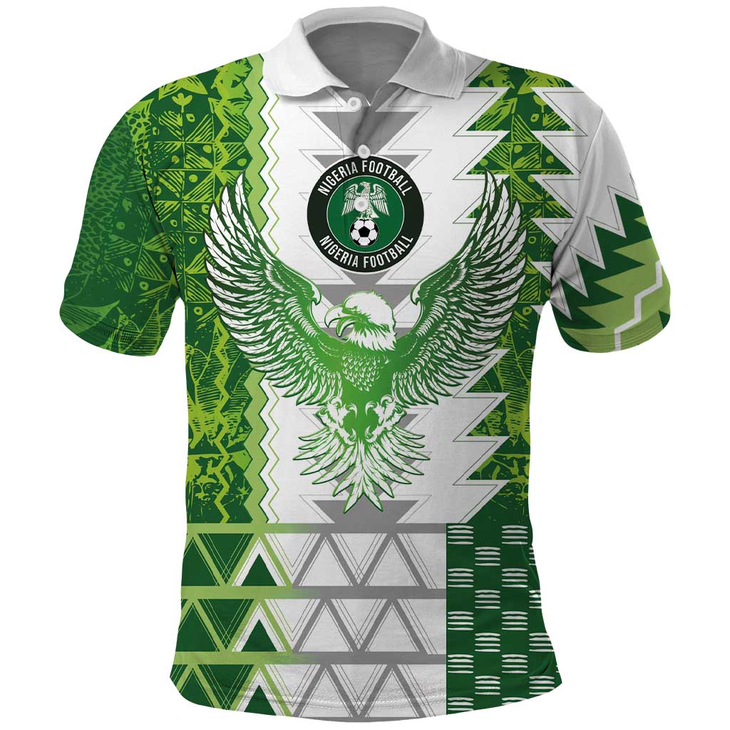 Custom Nigeria National Football Polo Shirt Naija Super Eagles - African Pride