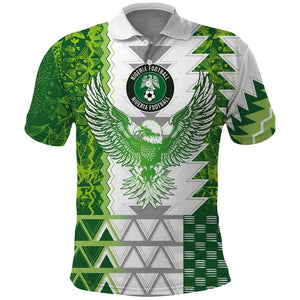 Custom Nigeria National Football Polo Shirt Naija Super Eagles - African Pride