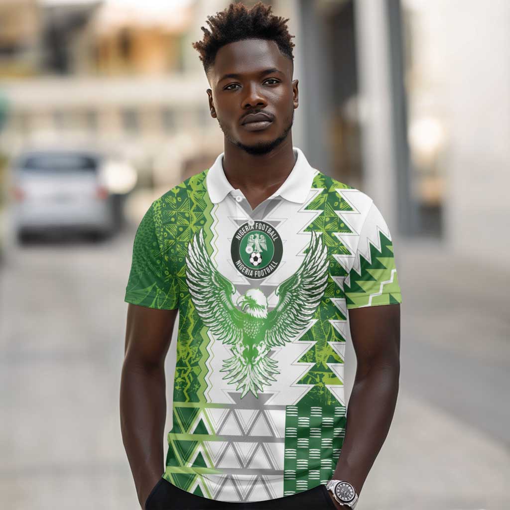 Custom Nigeria National Football Polo Shirt Naija Super Eagles - African Pride