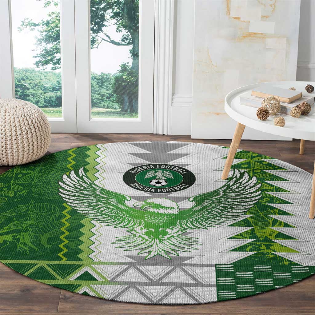 Nigeria National Football Round Carpet Naija Super Eagles - African Pride