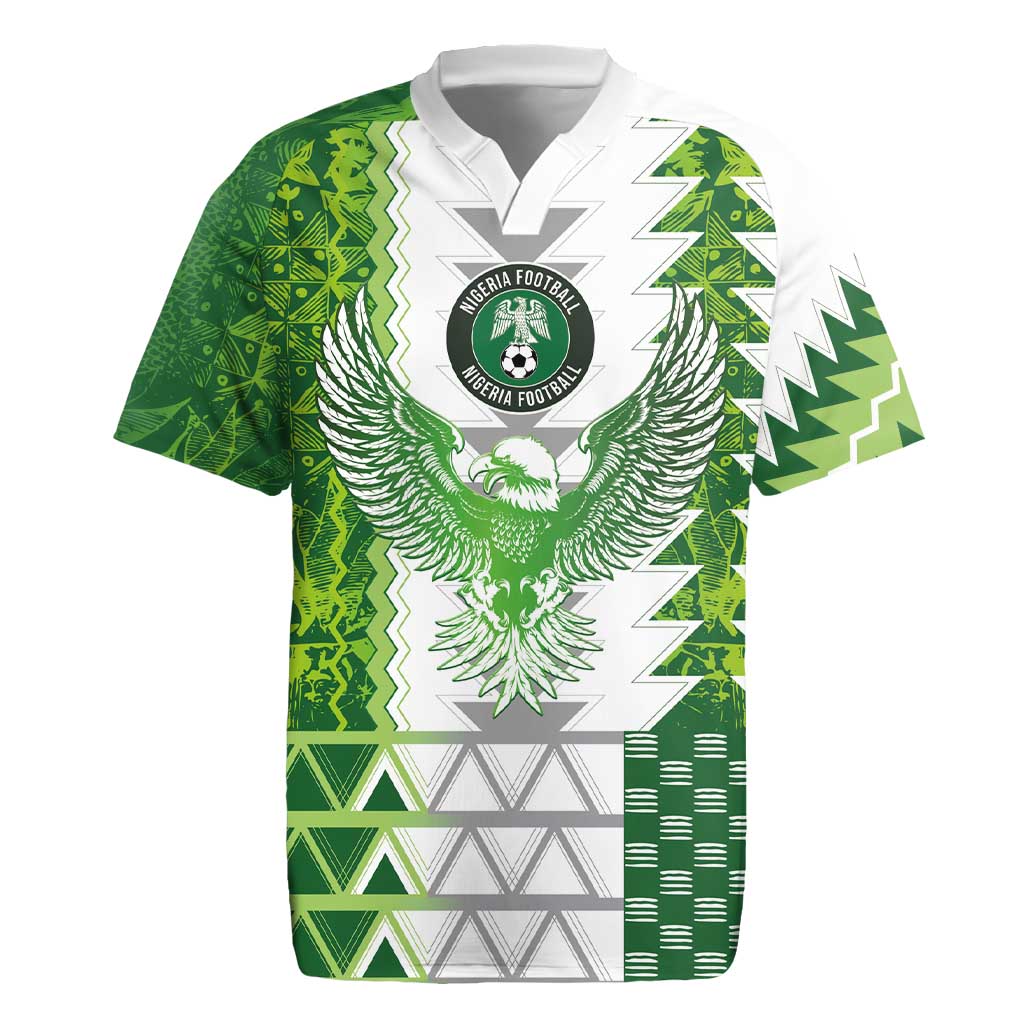 Custom Nigeria National Football Rugby Jersey Naija Super Eagles - African Pride
