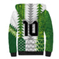 Custom Nigeria National Football Sherpa Hoodie Naija Super Eagles - African Pride