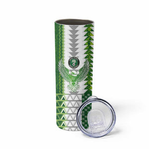 Custom Nigeria National Football Skinny Tumbler Naija Super Eagles - African Pride