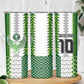 Custom Nigeria National Football Skinny Tumbler Naija Super Eagles - African Pride