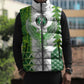 Custom Nigeria National Football Sleeveless Puffer Jacket Naija Super Eagles - African Pride