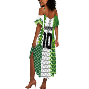 Custom Nigeria National Football Summer Maxi Dress Naija Super Eagles - African Pride