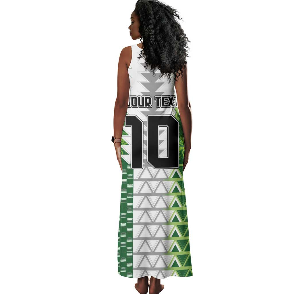 Custom Nigeria National Football Tank Maxi Dress Naija Super Eagles - African Pride