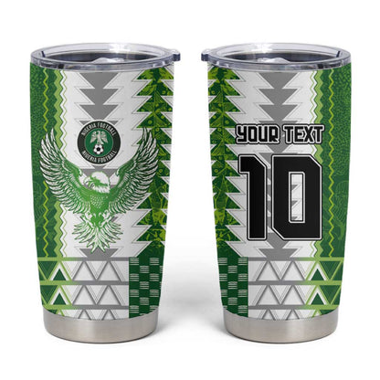 Custom Nigeria National Football Tumbler Cup Naija Super Eagles - African Pride