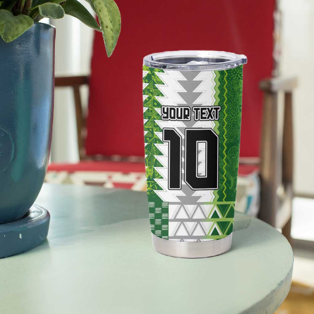 Custom Nigeria National Football Tumbler Cup Naija Super Eagles - African Pride