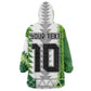 Custom Nigeria National Football Wearable Blanket Hoodie Naija Super Eagles - African Pride