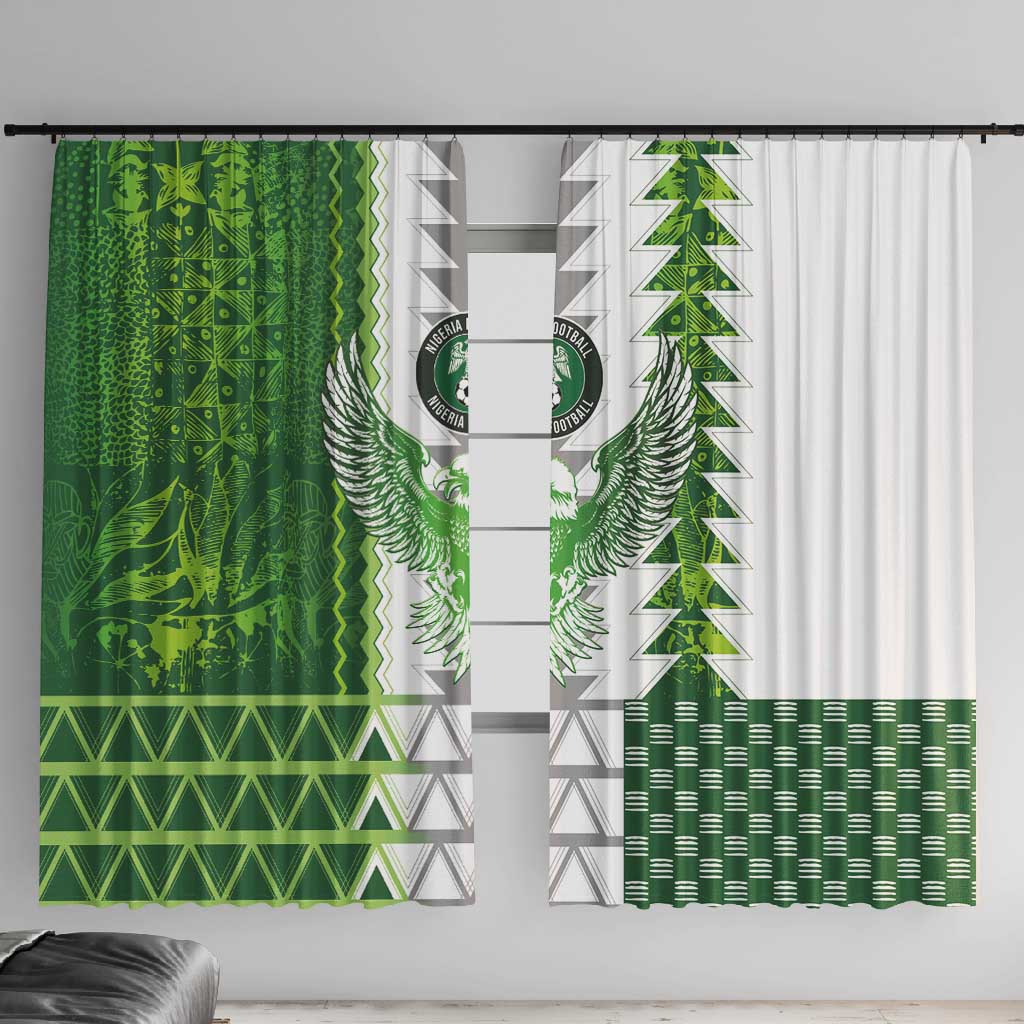 Nigeria National Football Window Curtain Naija Super Eagles - African Pride