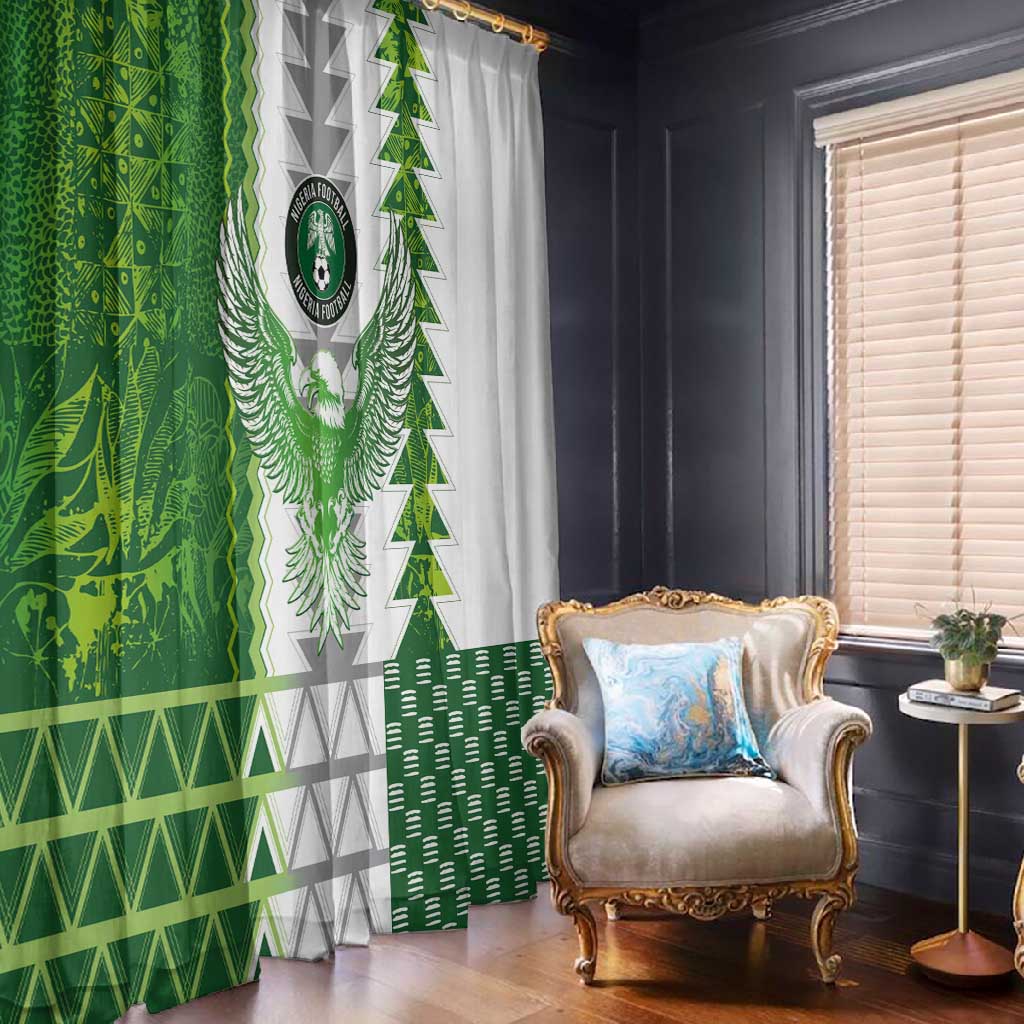 Nigeria National Football Window Curtain Naija Super Eagles - African Pride