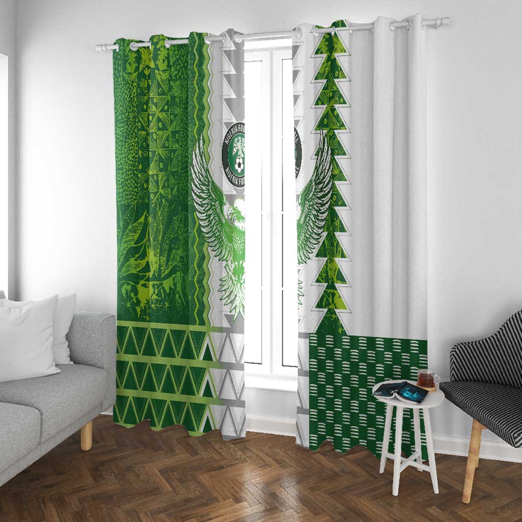 Nigeria National Football Window Curtain Naija Super Eagles - African Pride
