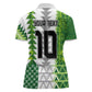 Custom Nigeria National Football Women Polo Shirt Naija Super Eagles - African Pride