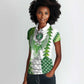 Custom Nigeria National Football Women Polo Shirt Naija Super Eagles - African Pride