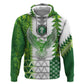 Custom Nigeria National Football Zip Hoodie Naija Super Eagles - African Pride
