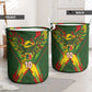 Custom Mali National Football Laundry Basket Grunge Les Aigles Sporty Style - African Pride