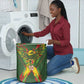 Custom Mali National Football Laundry Basket Grunge Les Aigles Sporty Style - African Pride
