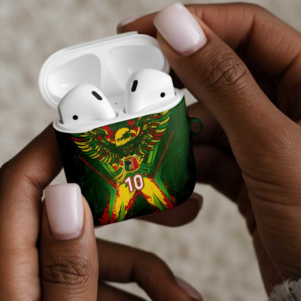 Custom Mali National Football AirPods Case Grunge Les Aigles Sporty Style - African Pride
