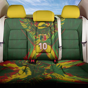 Custom Mali National Football Back Car Seat Cover Grunge Les Aigles Sporty Style - African Pride