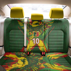 Custom Mali National Football Back Car Seat Cover Grunge Les Aigles Sporty Style - African Pride
