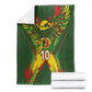 Custom Mali National Football Blanket Grunge Les Aigles Sporty Style - African Pride