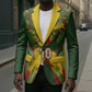 Custom Mali National Football Blazer Grunge Les Aigles Sporty Style - African Pride