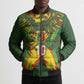 Custom Mali National Football Bomber Puffer Jacket Grunge Les Aigles Sporty Style - African Pride
