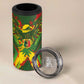 Custom Mali National Football 4 in 1 Can Cooler Tumbler Grunge Les Aigles Sporty Style - African Pride