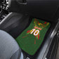 Custom Mali National Football Car Mats Grunge Les Aigles Sporty Style - African Pride