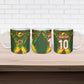 Custom Mali National Football Ceramic Mug Grunge Les Aigles Sporty Style - African Pride