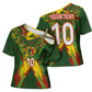 Custom Mali National Football Cross Shoulder Shirt Grunge Les Aigles Sporty Style - African Pride